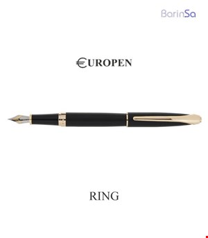 خودنویس یوروپن مدل رینگ (مشکی- طلایی) 1