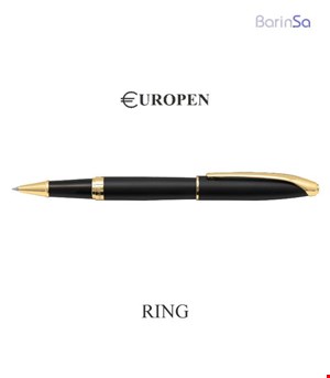 روان نویس یوروپن مدل رینگ (مشکی- طلایی) 1