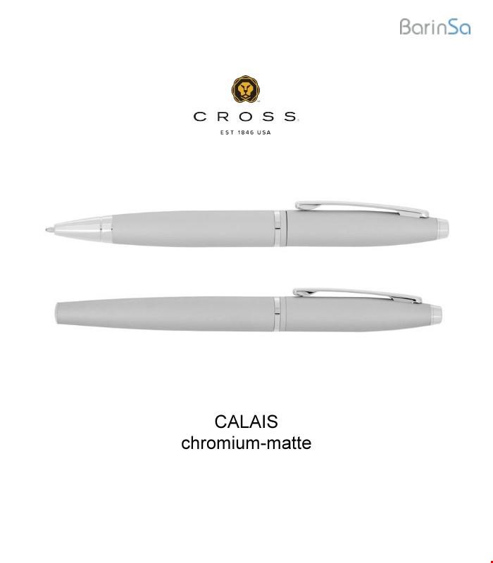 خودکار و خودنویس کراس مدل کالایز (کروم مات) Cross bp-fp-chromium-matte CALAIS