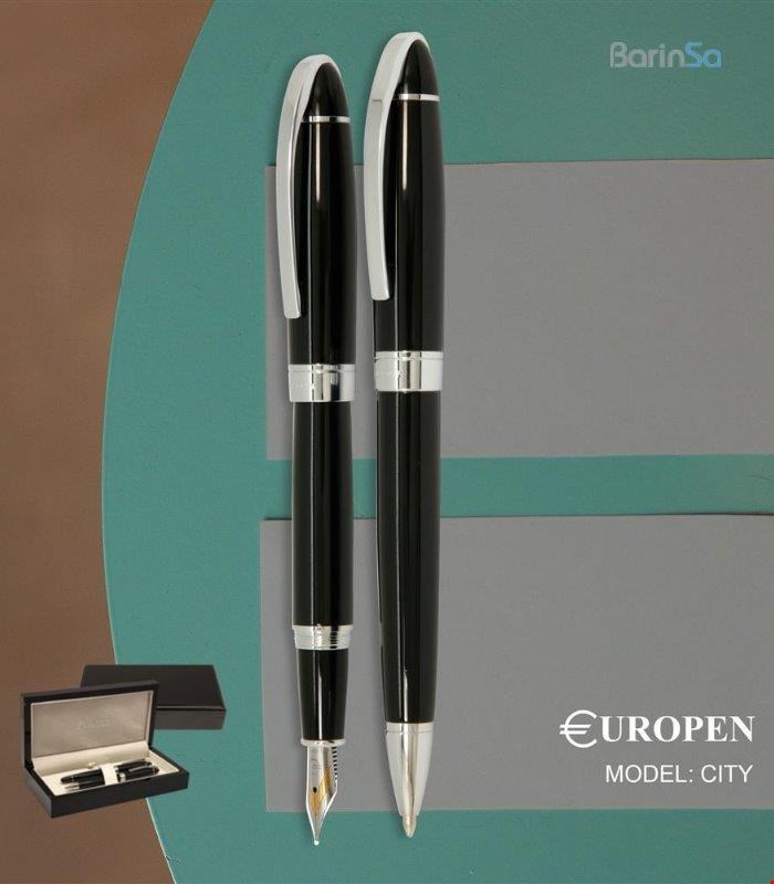 خودکار و خودنویس یوروپن مدل سیتی Europen fp-bp-set-CITY