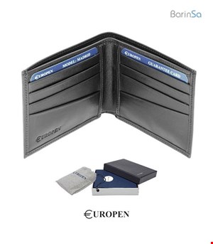 کیف پول چرم مردانه یوروپن مدل مادرید  Europen Wallet MADRID