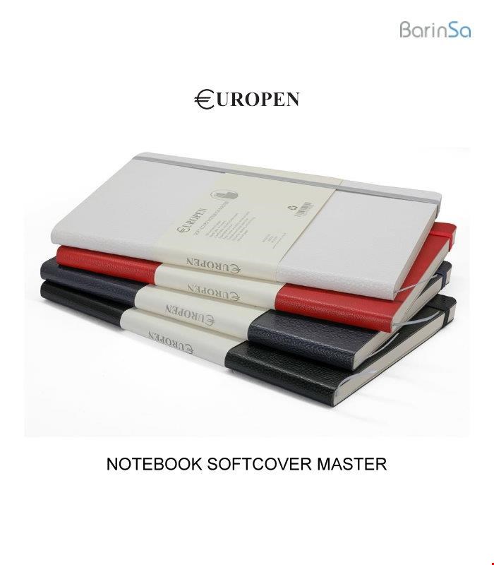 دفتر 200 برگ جلد نرم یوروپن مدل مستر Notebook Softcover MASTER