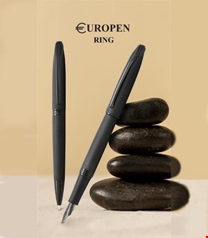 خودکار- خودنویس یوروپن مدل رینگ (مشکی الماسه) Europen bp-fp RING