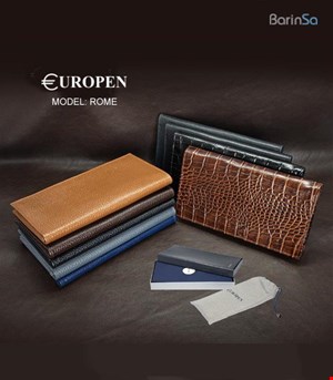کیف پول مردانه یوروپن مدل رم Europen Wallet ROME
